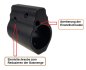 Mobile Preview: Verstellbarer Gasblock für Lauf-Durchmesser 0.625 " (ca. 15,8 mm)  für alle AR-15, M4, M16 Systeme, Stahl