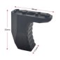 Preview: Handstop-Fingerauflage für M-LOK und Keymod Systeme aus Kunststoff in verschiedenen Farbvarianten