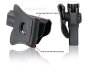 Preview: Holster für Glock 43 mit Paddle 360° Rotation