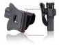 Mobile Preview: Holster für Smith & Wesson M&P Compact, Girsan MC28 - SAC mit Paddle von Cytac