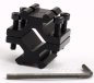 Preview: Doppelschiene Laufklemme zu Picatinny für Zeibein Bipod, Lampen