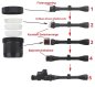 Mobile Preview: Pard NV007S/SP Universal Schnell-Adapter mit Picatinny-Schiene für Okular Ø 35-47 mm