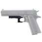 Preview: Picatinny-Adapter für Colt 1911er & Klone aus Kunststoff in Schwarz