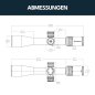 Preview: Zielfernrohr Orion Pro Max 3-18x50 HD SFP von Vector Optics SCOL-57 / Leuchtpunkt / Parallaxenausgleich