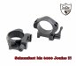 Mobile Preview: Zielfernrohr Montage Ringe aus Stahl mit 30mm Ø für 21mm Weaver / Picatinny | Schnellspann QR