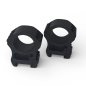 Preview: Zielfernrohr-Montageringe Ø 25,4mm für eine Picatinny-Schiene aus Aluminium/ Mittlere Höhe