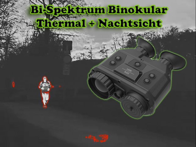 High-End Bi-Spektrum Binocular DS-2TS16-50 Wärmebild + Nachsicht  von Hikvision / Hikmicro