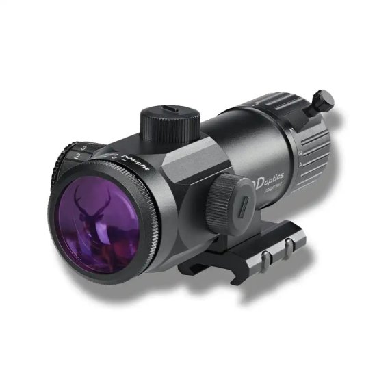 DDoptics Red-Dot-Visier - DDsight MAG 1-4x22 / Taktisches - oder jagdliches Absehen in Rot, 11 Helligkeitsstufen und 2. Bildebene