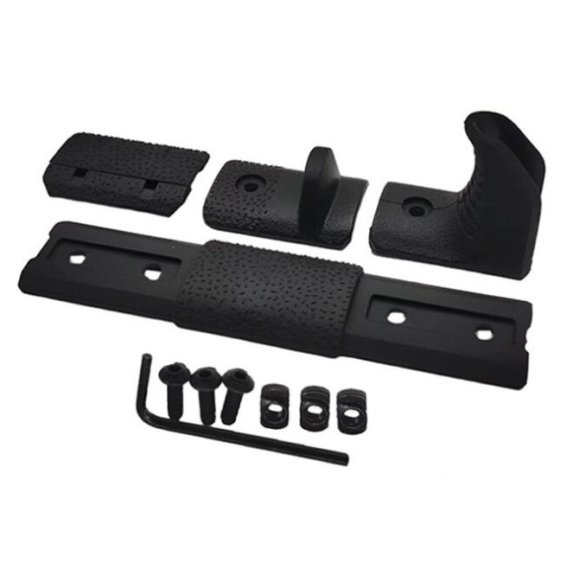 Griff / Handstop-Fingerauflage für M-LOK-Systeme aus Kunststoff in schwarz