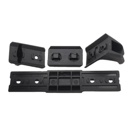 Griff / Handstop-Fingerauflage für M-LOK-Systeme aus Kunststoff in schwarz
