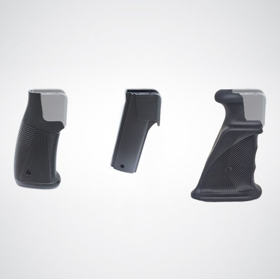 Preview: Gummierte Griffkombination / Griff-Upgrade für Standard AR-Plattform von DLG-Tactical