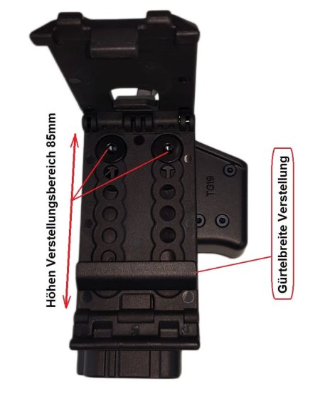 Gürteladapter Belt Loop für Cytac Holster der T-ThumbSmart Serie