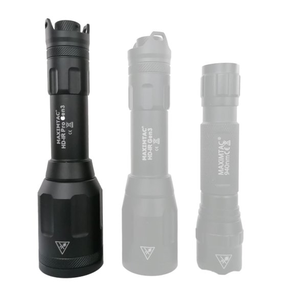 Maximtac HD-IR PRO Gen 3 Taschenlampe für Nachtsichtgeräte 850nm + 940nm / fokussierbar + dimmbar