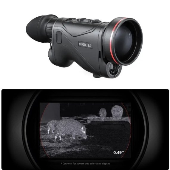 Preview: Condor CQ50L 2.0 von HIKMICRO Wärmebildhandgerät / NETD 15mK / Laser-Entfernungsmesser LRF / Fingerradfokussierung