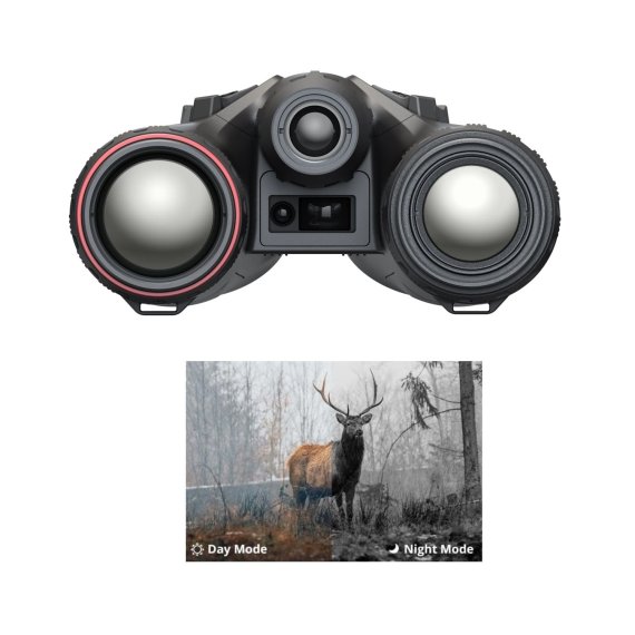 Preview: Habrok HE25L (N) 4K Binokular von HIKMICRO - Wärmebildkamera + Nachtsichtgerät + Fernglas und LRF in einem Gerät!