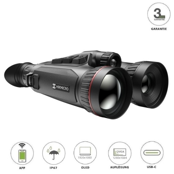 Habrok Pro HX60LS Binokular von HIKMICRO - Wärmebildkamera + Nachtsichtgerät + Fernglas und LRF in einem Gerät!