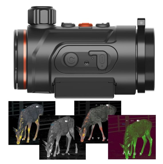Hunt 335 Pro innovatives Wärmebild-Vorsatzgerät von ThermTec / NETD  15mK / Austauschbarer Akku / HD-OLED
