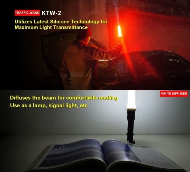 Warnstab Aufsatz - Diffusor für XT11s und XT11GT + weitere Lampen mit 35 - 40 Kopf Ø