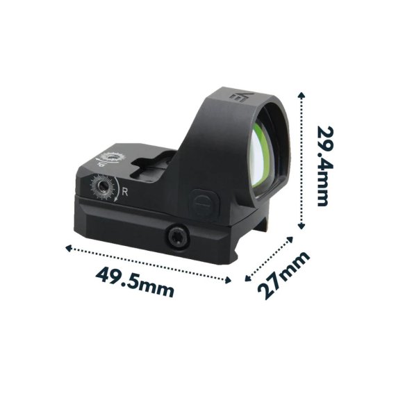 Mini Reflexvisier / Red-Dot Frenzy-X von Vector Optics mit 8 Helligkeitsstufen