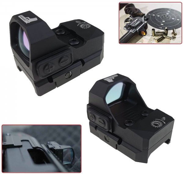 Mini Reflexvisier / Red-Dot 2 mit 8 Lichtstufen + Nachtmodus von Maximtac