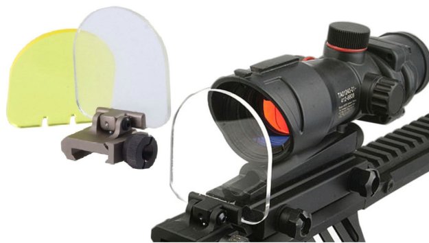 Schutzscheibe für Red Dot und Zielfernrohre Picatinny/ Weaver Schiene 21 mm