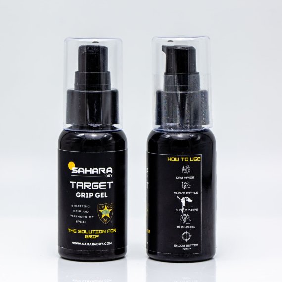 SAHARA Dry Target - Maximaler Halt beim Schießsport und im Wettkampf / 50ml / Gel / Spray