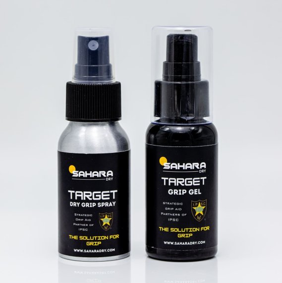 SAHARA Dry Target - Maximaler Halt beim Schießsport und im Wettkampf / 50ml / Gel / Spray
