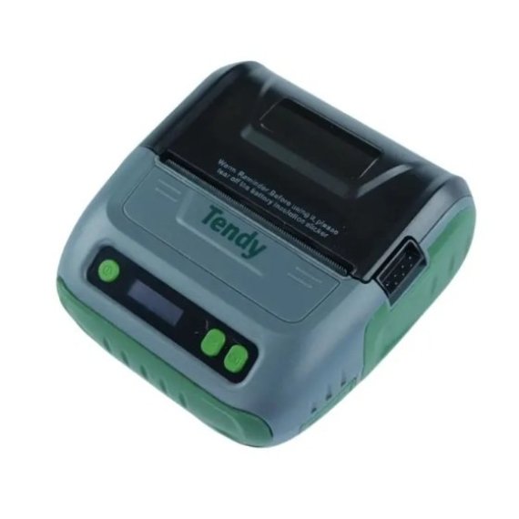 Tendy Etikettendrucker Scriptor Grün-Grau / Mobiler und tintenloser Etikettendrucker
