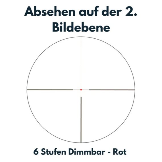 Preview: Zielfernrohr Grizzly 2.5-15x50i HD SFP von Vector Optics / 4 Fiber Leuchtabsehen / 6 Helligkeitsstufen / Parallaxenverstellung