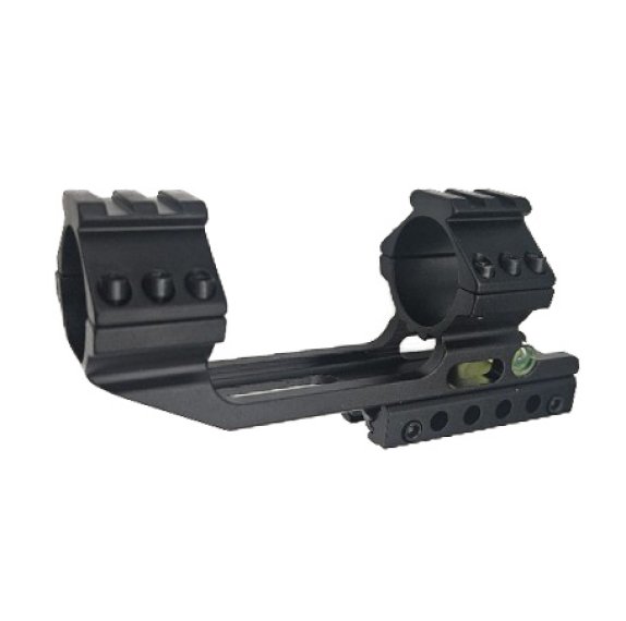 Starke Blockmontage 30mm / 25,4mm für Picatinny-Schiene 21mm / Prismen-Schiene 11-14mm / Wasserwaage