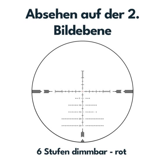 Zielfernrohr Orion Pro Max 3-18x50 HD SFP von Vector Optics SCOL-57 / Leuchtpunkt / Parallaxenausgleich