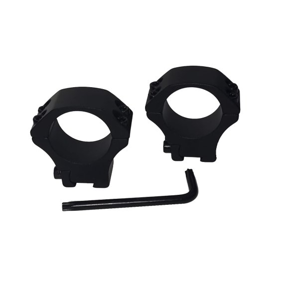 Zielfernrohr-Montageringe Ø 30mm für eine Prismenschiene aus Aluminium