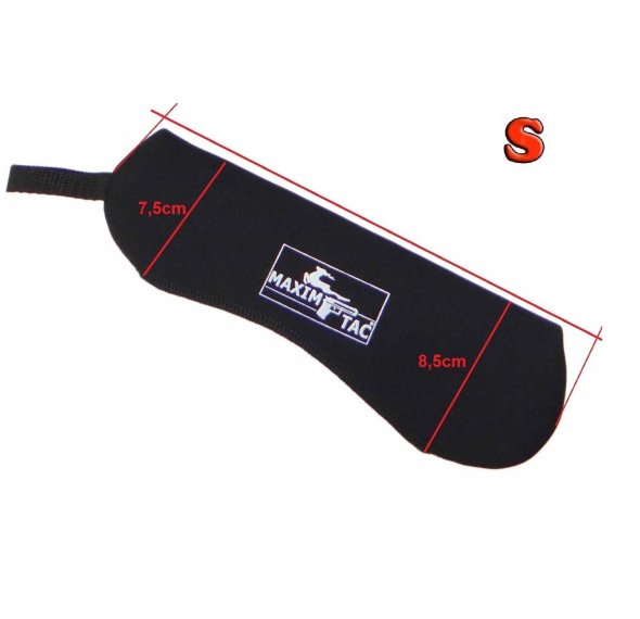 Schwarze Zielfernrohr-Schutzhülle Wasserdicht aus Neopren in 5 Größen