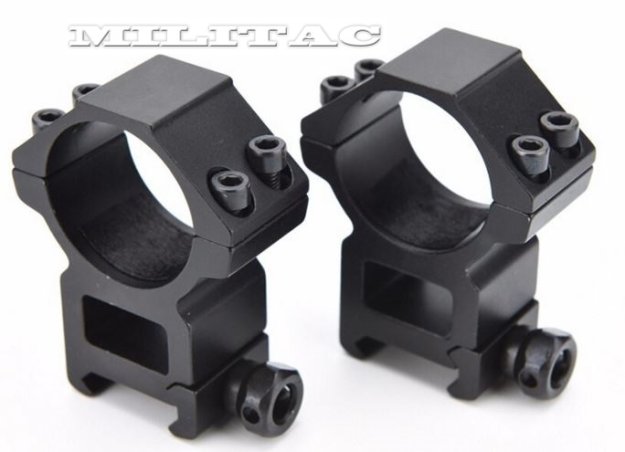 Schnellverschluss Montage Zielfernrohr Picatinny Weaver Ring 25.4mm bis 30mm NEU 
