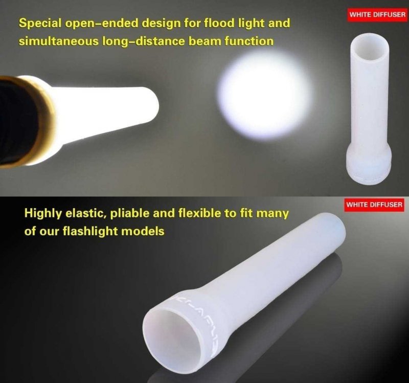 Warnstab Aufsatz - Diffusor für XT11s und XT11GT + weitere Lampen mit 35 - 40 Kopf Ø