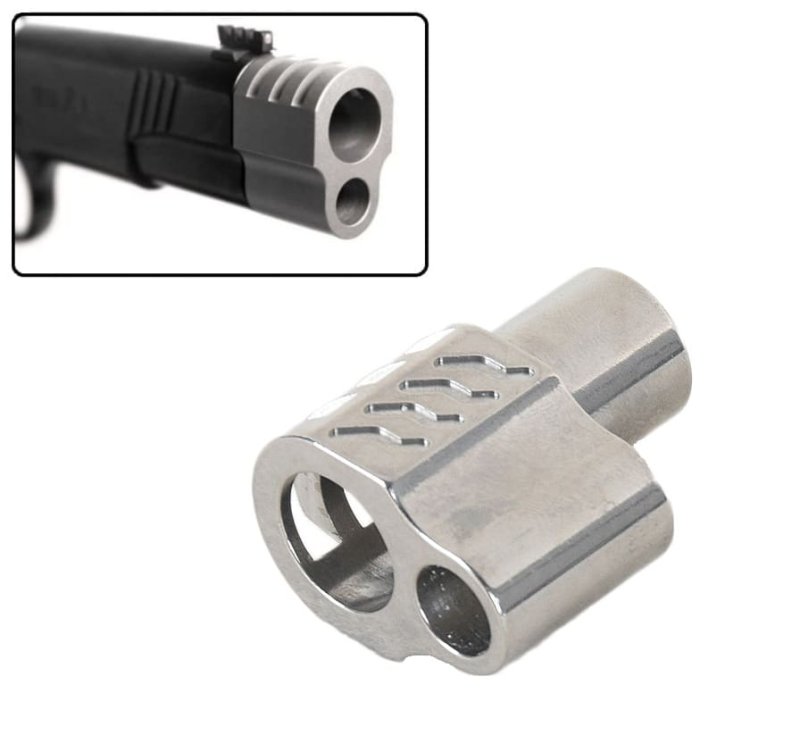 Kompensator / Mündungsbremse für die Kurzwaffe Colt 1911 - 9 mm Kaliber