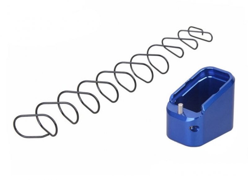 Magazinerweiterung +2 / Magazinboden für Glock Magazine 9mm .40S&W Glock 17 19 22 34 35 ALU