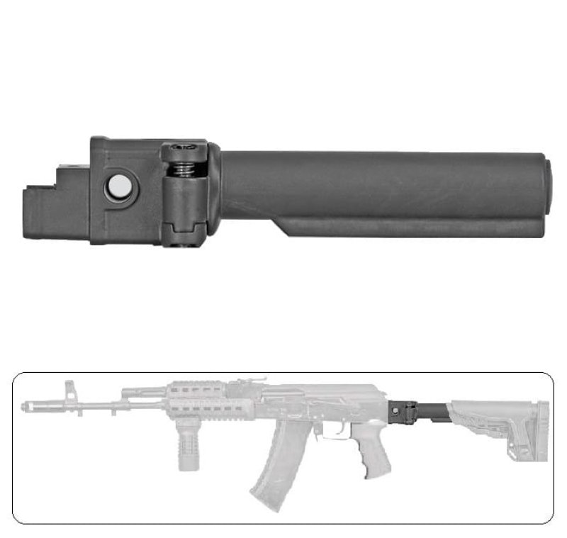 AK-47 / AK-74 / AKM  Commercial Schaftadapter Tube mit 6-Positionen / Klappbar