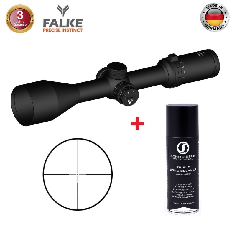 Zielfernrohr 3-18x56 L4 von Falke Germany mit Leuchtabsehen und 11 Beleuchtungsstufen