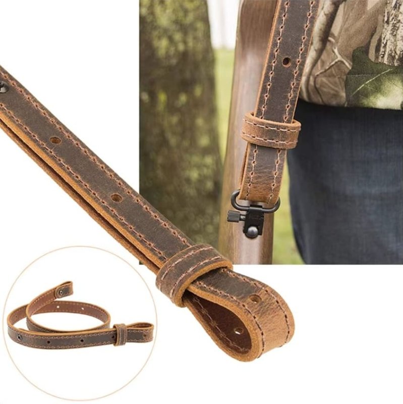 Jagd Gewehrgurt Gürtel Gewehrriemen 2 Punkt gefedert