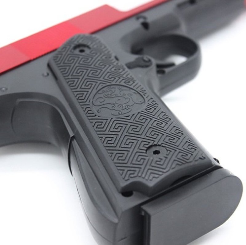 Griffschalen für Colt 1911er & Klone aus Kunststoff in Schwarz mit verschiedenen Motiven