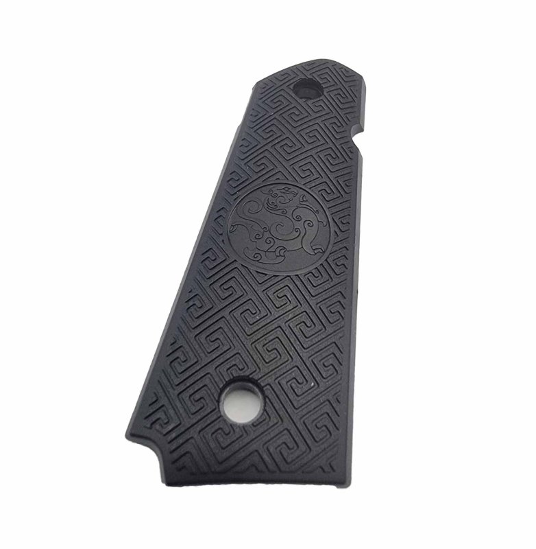Griffschalen für Colt 1911er & Klone aus Kunststoff in Schwarz mit verschiedenen Motiven