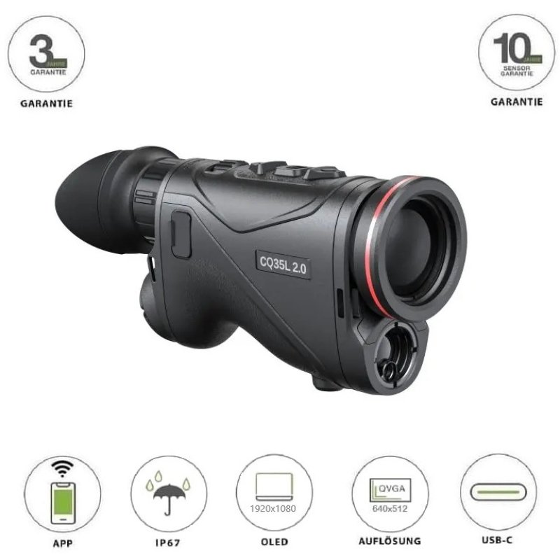 Condor CQ35L 2.0 von HIKMICRO Wärmebildhandgerät / NETD 15mK / Laser-Entfernungsmesser LRF / Fingerradfokussierung