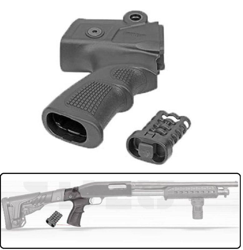 Remington 870 Pistolengriff mit Staufach für DLG Flinten Schaftsystem