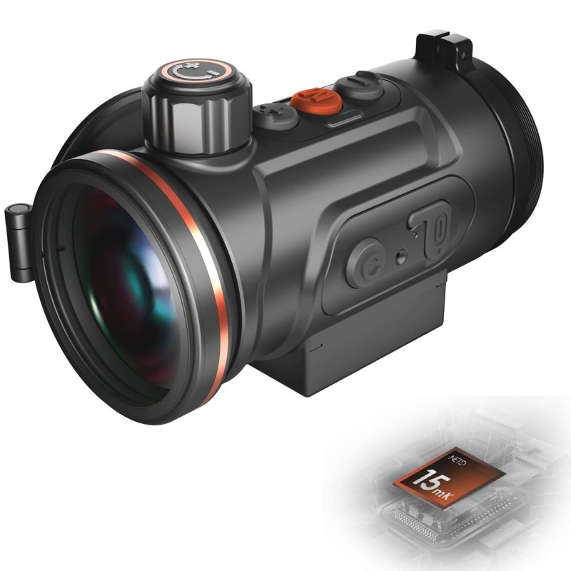 Hunt 650 Pro innovatives Wärmebild-Vorsatzgerät von ThermTec / NETD  15mK / Austauschbarer Akku / HD-OLED / 640x512 px