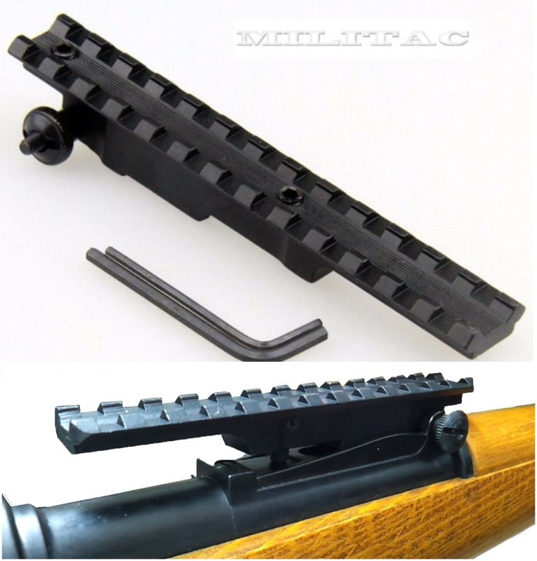 Picatinny Schiene Montage für Mauser K98 mit 135mm Länge