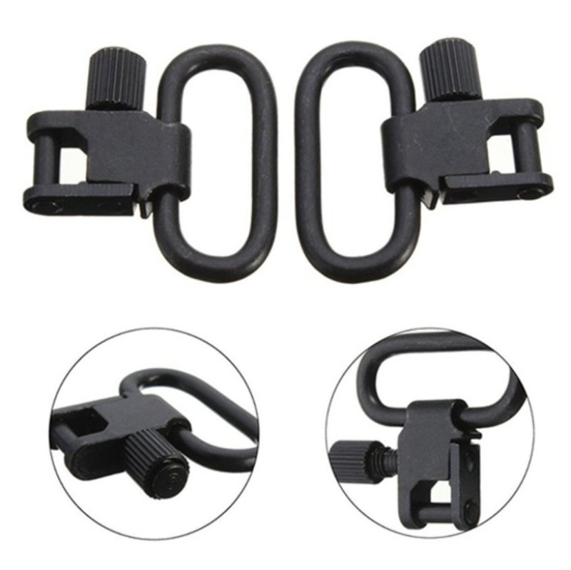 Riemenöse / Befestigungsbügel mit einer Gewinde-Druckknopf-Aufnahme aus Stahl