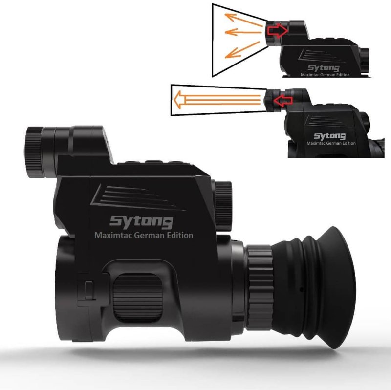 Sytong HT-66 German-Edition mit 16mm Linse, Nachtsichtgerät + Universal Schnell-Adapter