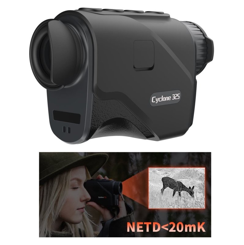 Cyclone 325 ThermTec - Wärmebildgerät im Taschenformat | NETD-Wert von 20 mK | Gewicht 260 g