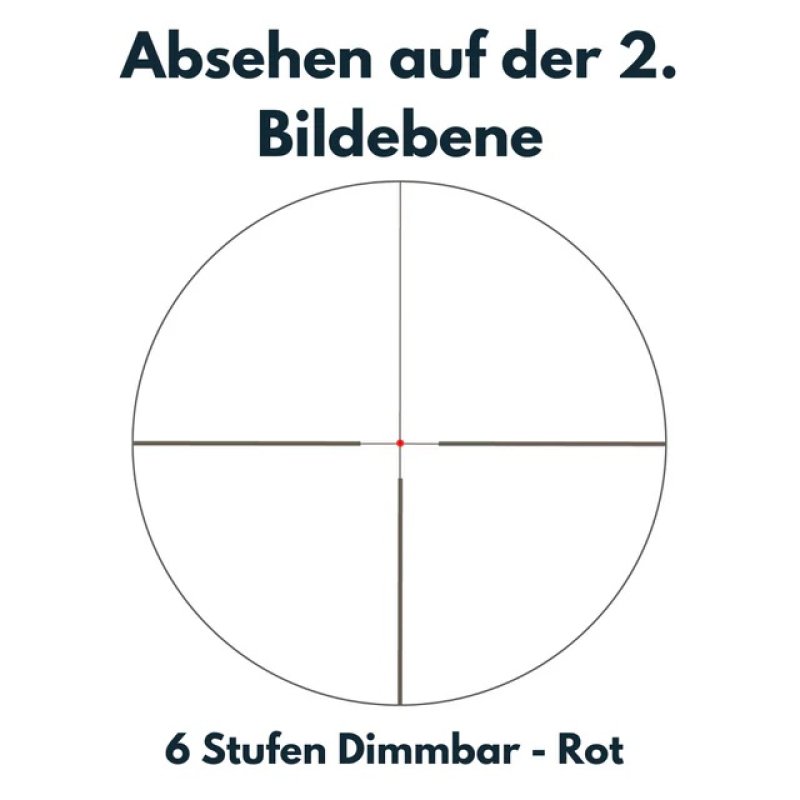 Zielfernrohr Grizzly 2.5-15x50i HD SFP von Vector Optics / 4 Fiber Leuchtabsehen / 6 Helligkeitsstufen / Parallaxenverstellung